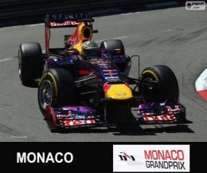 пазл Себастьян Феттель - Red Bull - Гран Гран-при Монако 2013, 2º классифицированы
